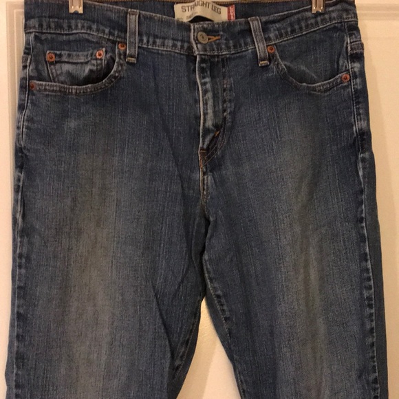 Size 10 L Levi’s 505 straight leg jeans - Picture 6 of 8
